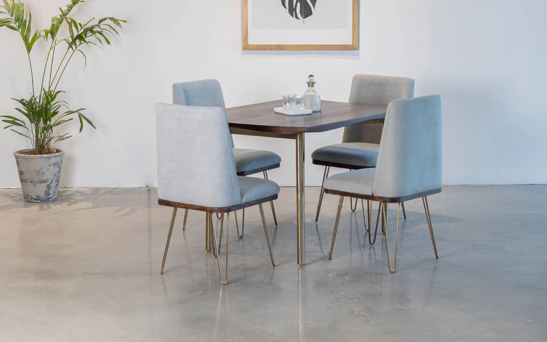 Buy Chair - Barcelona Dining Table With 4 Without Arm Chairs by Orange Tree on IKIRU online store
