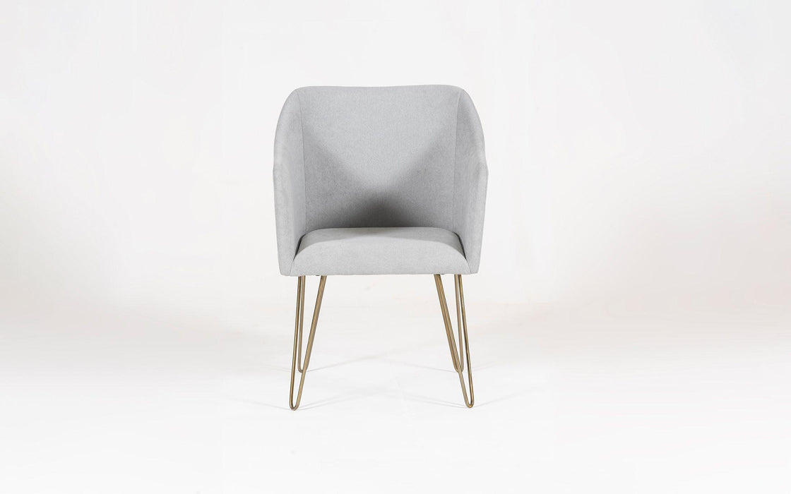 Buy Chair - Wooden & Metal Comfortable Barcelona Chair With Arms For Home And Office by Orange Tree on IKIRU online store
