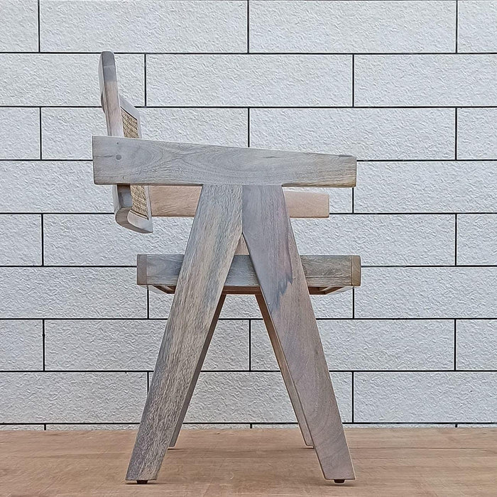 Buy Chair - Wooden Arm Chandigargh Chair | Wood Chair For Living Room & Office by The home dekor on IKIRU online store