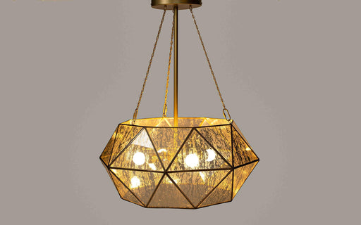 Buy Chandelier - Hera Luxurious Chandelier Hanging Lamp | Shining Golden Pendant Light For Home Or Party Decor by Orange Tree on IKIRU online store