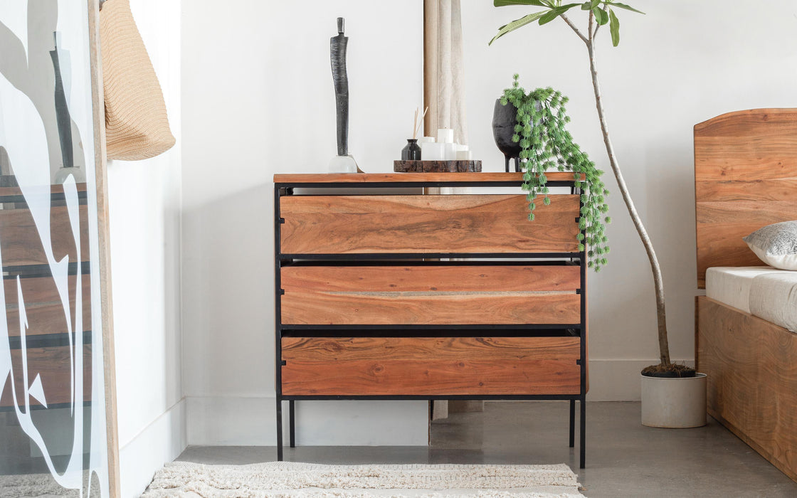 Buy Chest of Drawers - Yoho Wooden Chest Of Drawer | Bedside Table With Storage For Home by Orange Tree on IKIRU online store