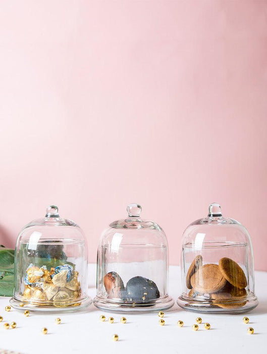 Buy Cloche - Glass Bell Jar for Kitchen | Transparent Food Container Jar by The Table Fable on IKIRU online store