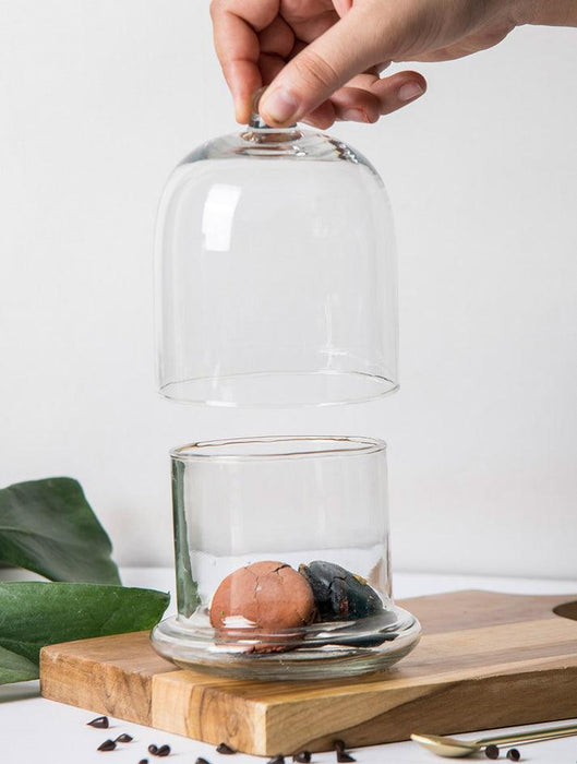 Buy Cloche - Glass Bell Jar for Kitchen | Transparent Food Container Jar by The Table Fable on IKIRU online store