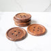 Buy Coaster - Button Coasters - Set of 4 by Byora Homes on IKIRU online store