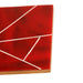 Buy Coaster - Decorative Resin Square Red & White Coaster Set Of 4 For Table by Amaya Decors on IKIRU online store