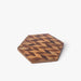 Buy Coaster - Hexagon Tea And Coffee Wooden Coasters For Tableware And Home by Casa decor on IKIRU online store