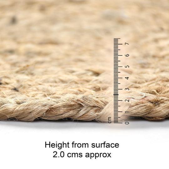 Buy Coaster - Natural Jute Placemats & Coasters | Table Mat Set of 6 Living Room & Home by Sashaa World on IKIRU online store