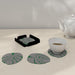 Buy Coaster - Unique Leaf Coaster set with holder - Set of 6 by Restory on IKIRU online store