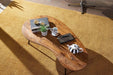 Buy Coffee Table - Wood & Metal Bean Coffee Table | Center Table For Living Room by The home dekor on IKIRU online store