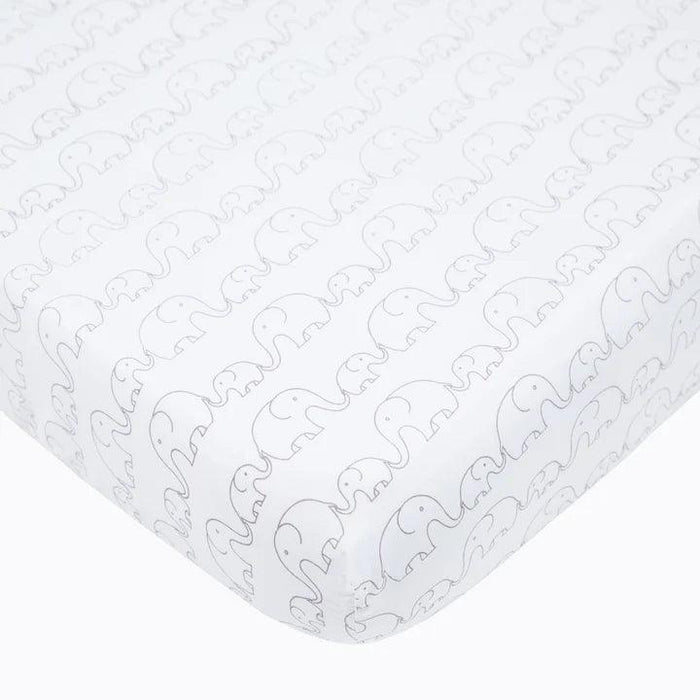 Buy Cot Sheets/ Baby Nests - Organic Cotton Fitted Cot Sheet – Elephant Parade by Masilo on IKIRU online store
