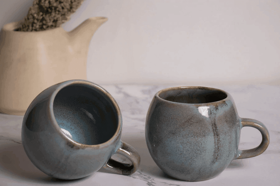 Buy Cups & Mugs - Barrel Cup Set of 2 | Tea Coffee Cups by The Table Fable on IKIRU online store