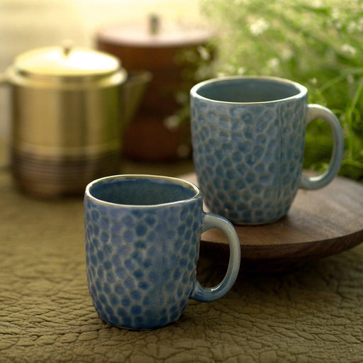 Buy Cups & Mugs - Bhor Ceramic Milk & Coffee Mug Set Of 2 For Home & Gifting by Courtyard on IKIRU online store
