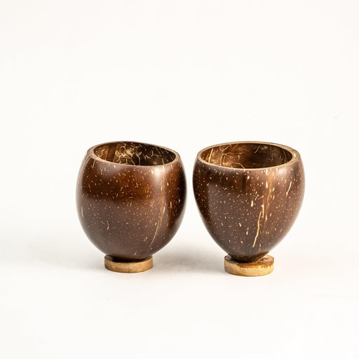 Buy Cups & Mugs - Eco Friendly Coconut Shell Cup For Serving Beverages | Stylish Wooden Mugs by Thenga on IKIRU online store