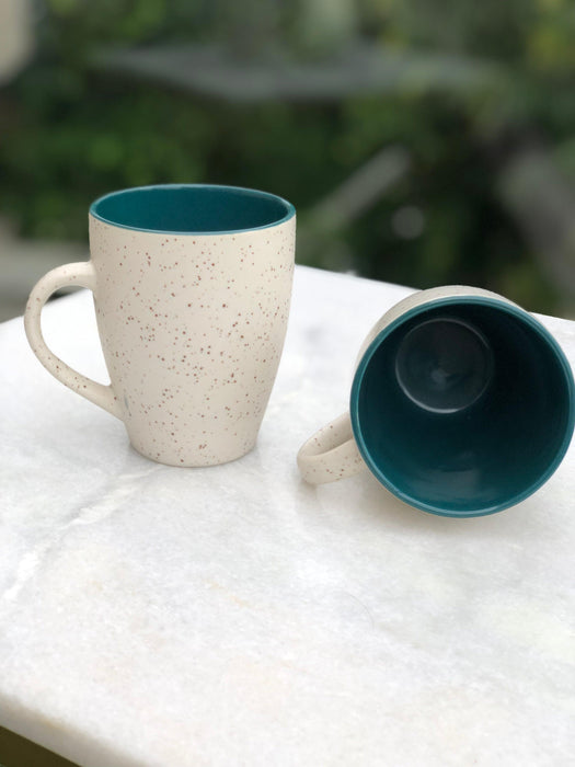 Buy Cups & Mugs - Minimal White Tea Serving Cups Set Of 6 | Ceramic Coffee Mugs For Gifting & Home by Earthware on IKIRU online store