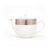 Buy Cups & Mugs - Platina Gold & White Tea Pot | Stylish Kettle For Serving by Home4U on IKIRU online store