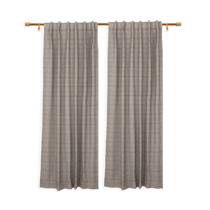Buy Curtains - Vieno Minimal Curtain Set Of 2 For Bedroom Living Room & Festive Decor by Home4U on IKIRU online store