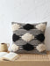 Buy Cushion cover - Black and White Chaukadi Cotton Cushion Cover | Square Throw Pillows For Living Room by House this on IKIRU online store