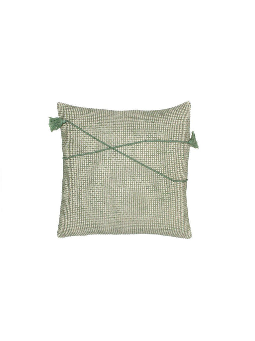 Buy Cushion cover - Cotton Sofa Cushion Cover, Green by House this on IKIRU online store