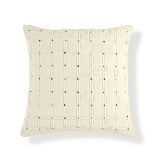 Buy Cushion cover - Cotton Velvet Designer Cushion Cover Ivory Shade For Home & Festive Decor by Home4U on IKIRU online store