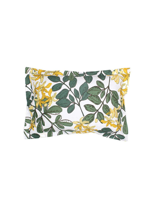 Buy Cushion cover - Floral Printed Rectangular Cotton Pillow Cover Set of 2 For Bedroom & Home by House this on IKIRU online store