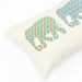 Buy Cushion cover - Jaipur Block Printed Elephants Design Cotton Cushion Cover For Sofa Bed by Houmn on IKIRU online store