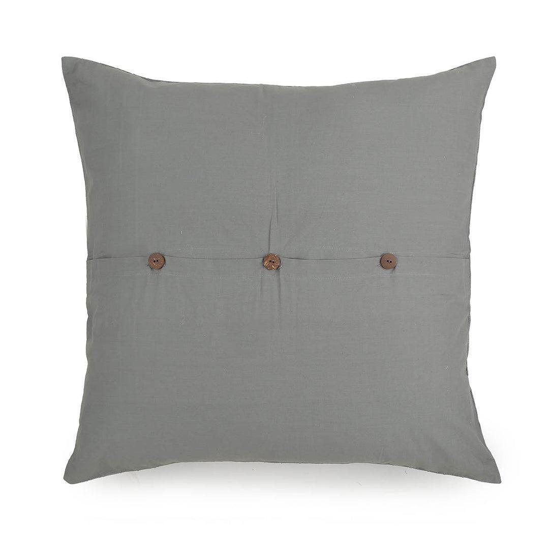 Buy Cushion cover - Luxury Cotton Cushion Cover For Sofa & Bed Grey Color by Home4U on IKIRU online store