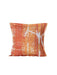 Buy Cushion cover - Red & Orange Cotton Fabric Printed Sofa Square Cushion Covers For Sofa & Bedroom by House this on IKIRU online store