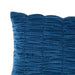 Buy Cushion cover - Siran Velvet Gathered Navy Blue Cushion Cover For Sofa & Bed by Home4U on IKIRU online store