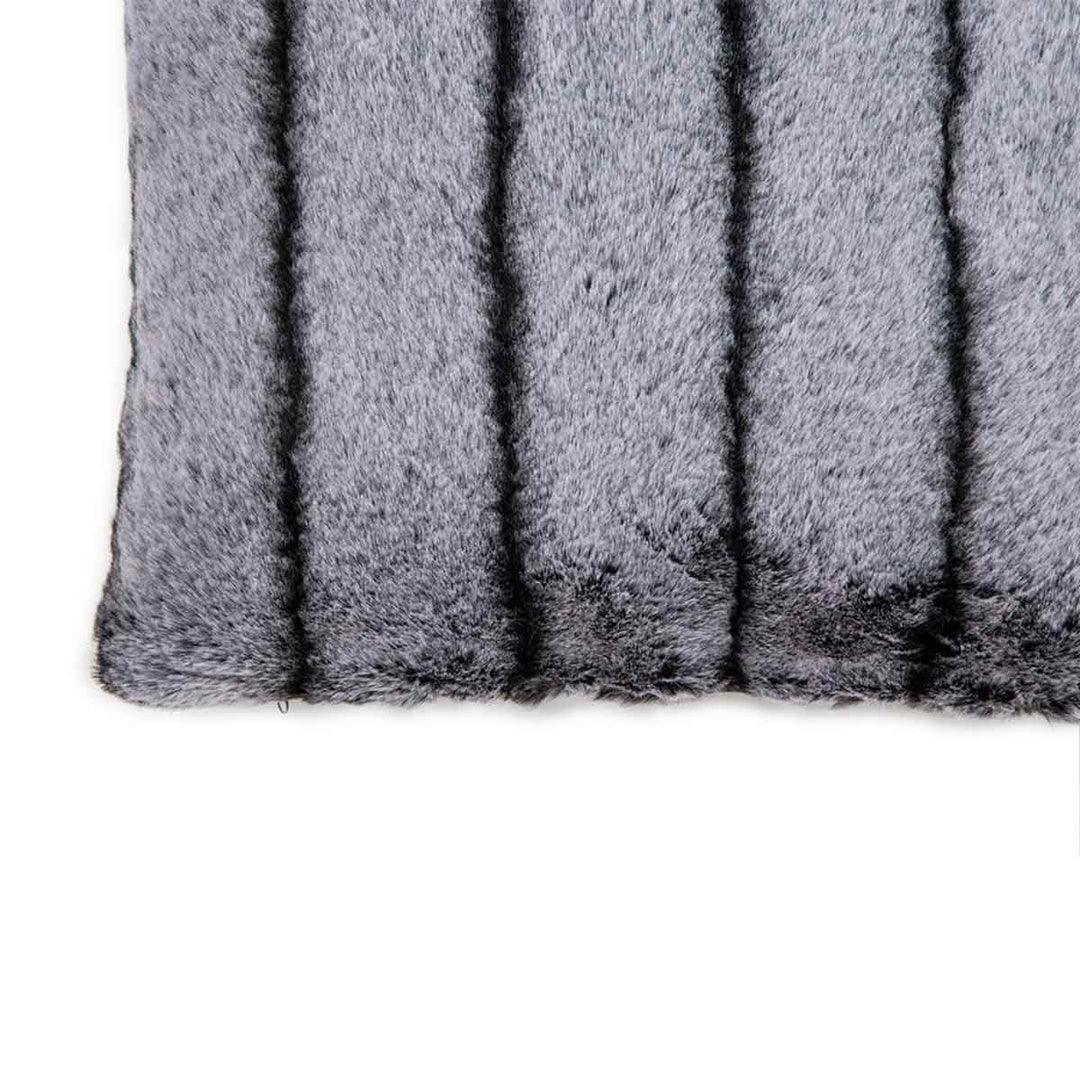 Buy Soft Cushion Cover Grey Rabbit Fur Pillow case Ikiru – IKIRU