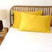 Buy Cushion cover - Solid Yellow Cotton Rectangular Pillow Cover Set of 2 by House this on IKIRU online store