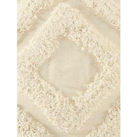 Buy Cushion cover - White Square Diamond Tufted Throw Cushion Cover For Living Room Bedroom & Home by Sashaa World on IKIRU online store