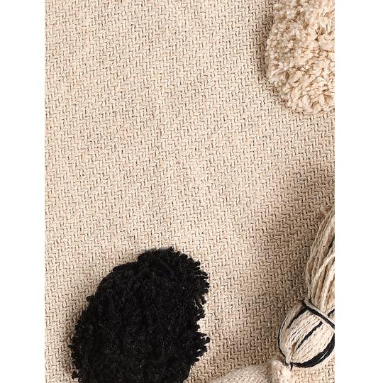 Buy Cushion - Monochromatic Polka Dot Tufted Cushion Throw Set For Living Room & Bedroom by Sashaa World on IKIRU online store