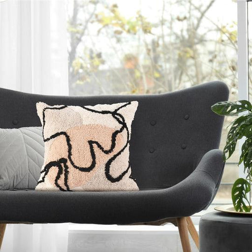 Buy Cushion - Multi Color Art Inspired Cushion For Living Room & Home Furnishing by Sashaa World on IKIRU online store
