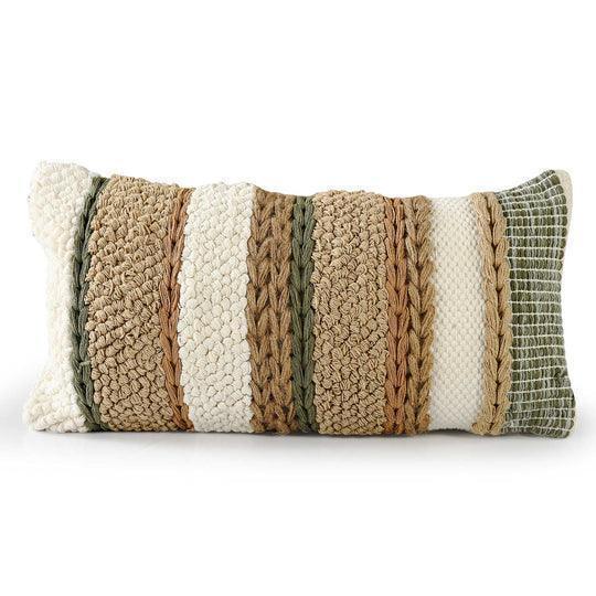 Buy Cushion - Multicolor Rectangular Boho Woven Cushion For Living Room Bedroom & Home by Sashaa World on IKIRU online store