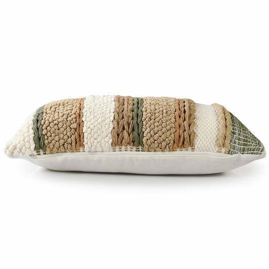 Buy Cushion - Multicolor Rectangular Boho Woven Cushion For Living Room Bedroom & Home by Sashaa World on IKIRU online store