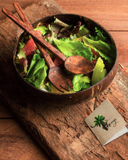 Buy Cutlery - Classy Coconut Shell Spoon & Fork Set Of 2 | Wooden Cutlery For Dining Table & Home by Thenga on IKIRU online store