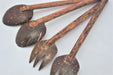 Buy Cutlery - Coconut Shell Spoon & Fork - Set of 2 by Thenga on IKIRU online store