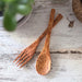 Buy Cutlery - Coconut Wood Spoon & Fork Set Of 4 | Wooden Cutlery For Home & Serving by Thenga on IKIRU online store
