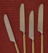 Buy Cutlery - Dariya Brass & Steel Butter Knife Set Of 4 | Table Knives Cutlery For Kitchen & Dining Table by Courtyard on IKIRU online store