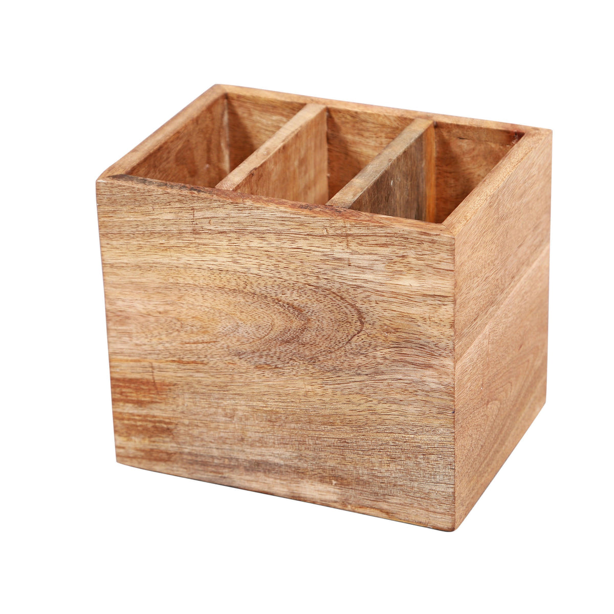 Buy Cutlery stand - Aachman Wood Cutlery Stand with 2 Sections For Table Decor Home & Kitchen by Manor House on IKIRU online store