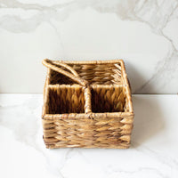The Woven Cutlery Holder | Table Organiser Basket