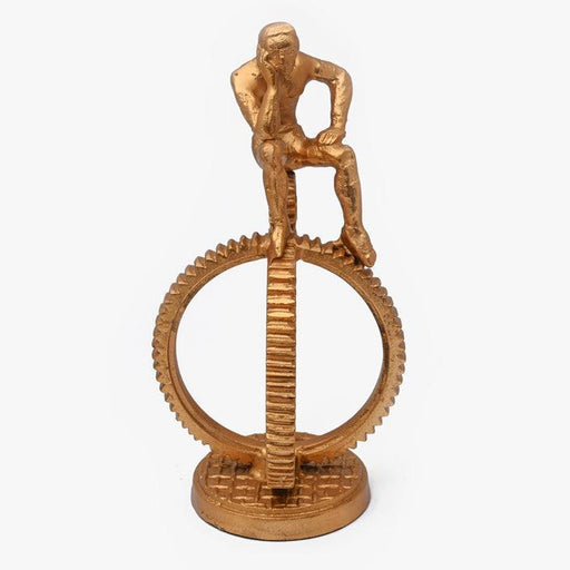 Buy Decor Objects - Decorative Golden Thinking Man Showpiece Sculpture For Home Decor by Casa decor on IKIRU online store