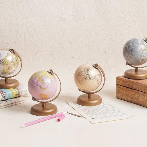 Buy Decor Objects - Triple Revolving Small Globe Set of 3 For Home & Office by Casa decor on IKIRU online store