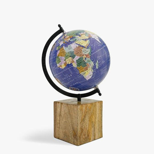 Buy Decor Objects - Vintage World Globe 3D Acrylic and Wood For Table Decor by Casa decor on IKIRU online store