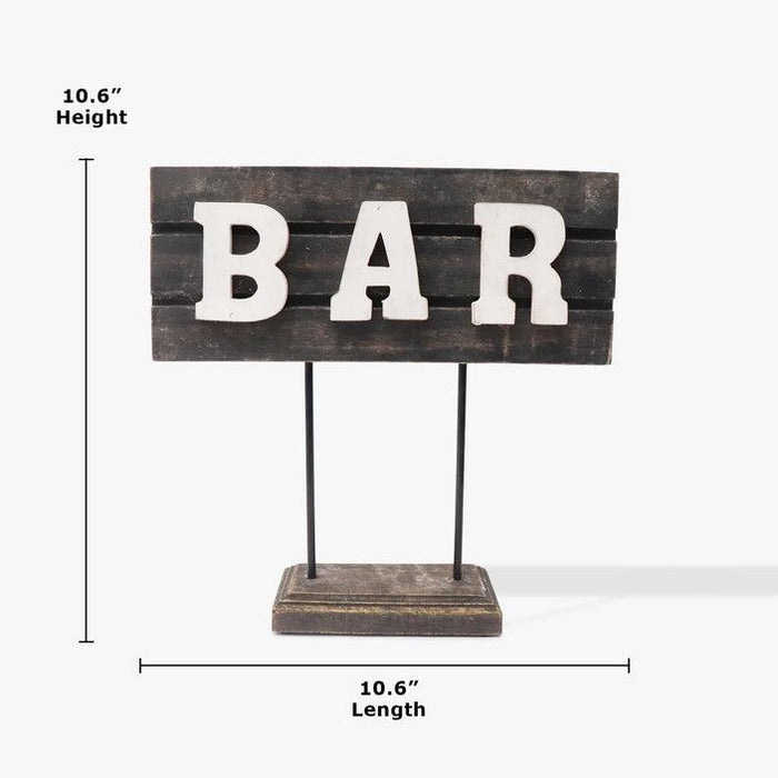 Buy Decor Objects - White And Black Wooden Accent Stand | Decorative Art for Home and Kitchen by Casa decor on IKIRU online store