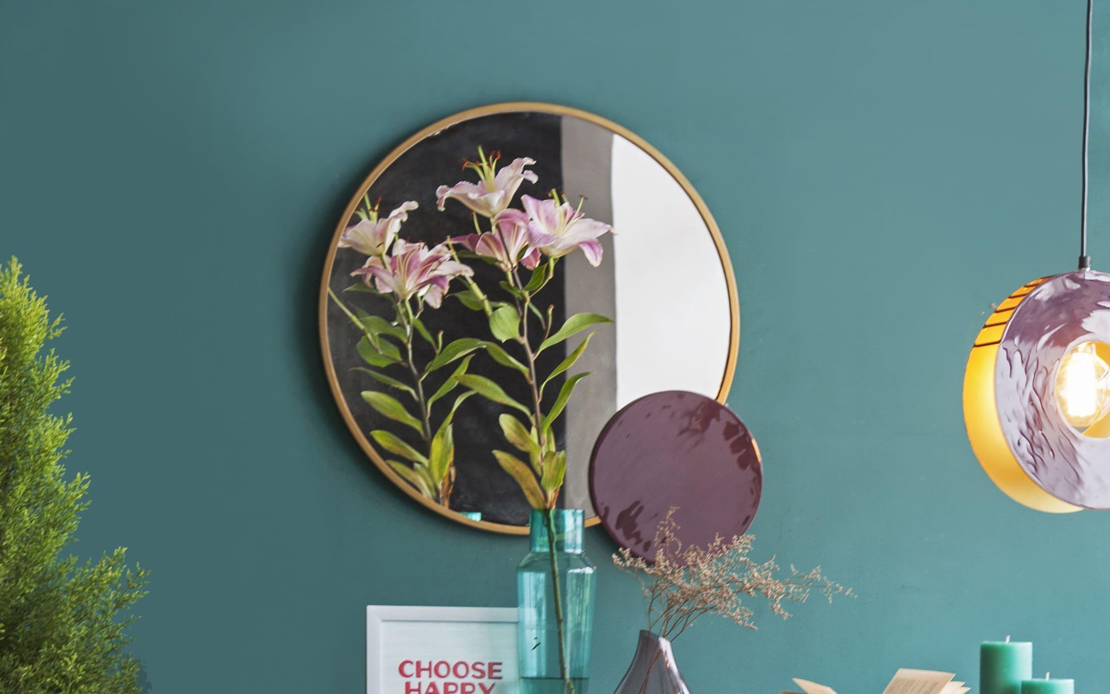 Buy Decorative Mirror - Metropolis Decorative Duo Round Wall Mirror For Living Room Bedroom & Home Decor by Orange Tree on IKIRU online store