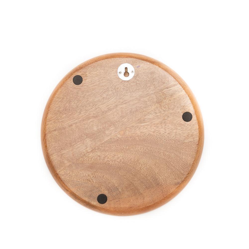 Buy Decorative Wall Plates - Blooming Green Printed Wall Plate | Wooden Wall Decor Round Frame by Manor House on IKIRU online store