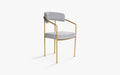 Buy Dining Chair - Brass Finish Modern Art Deco Dining Chair For Home & Cafe by Orange Tree on IKIRU online store