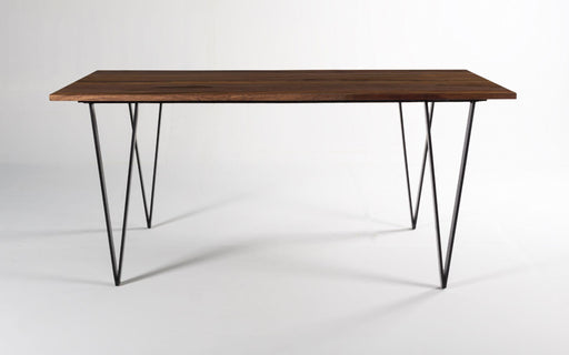 Buy Dining Table - Metric Wooden & Metal Dining Table 6 Seater For Dining Room And Home by Orange Tree on IKIRU online store