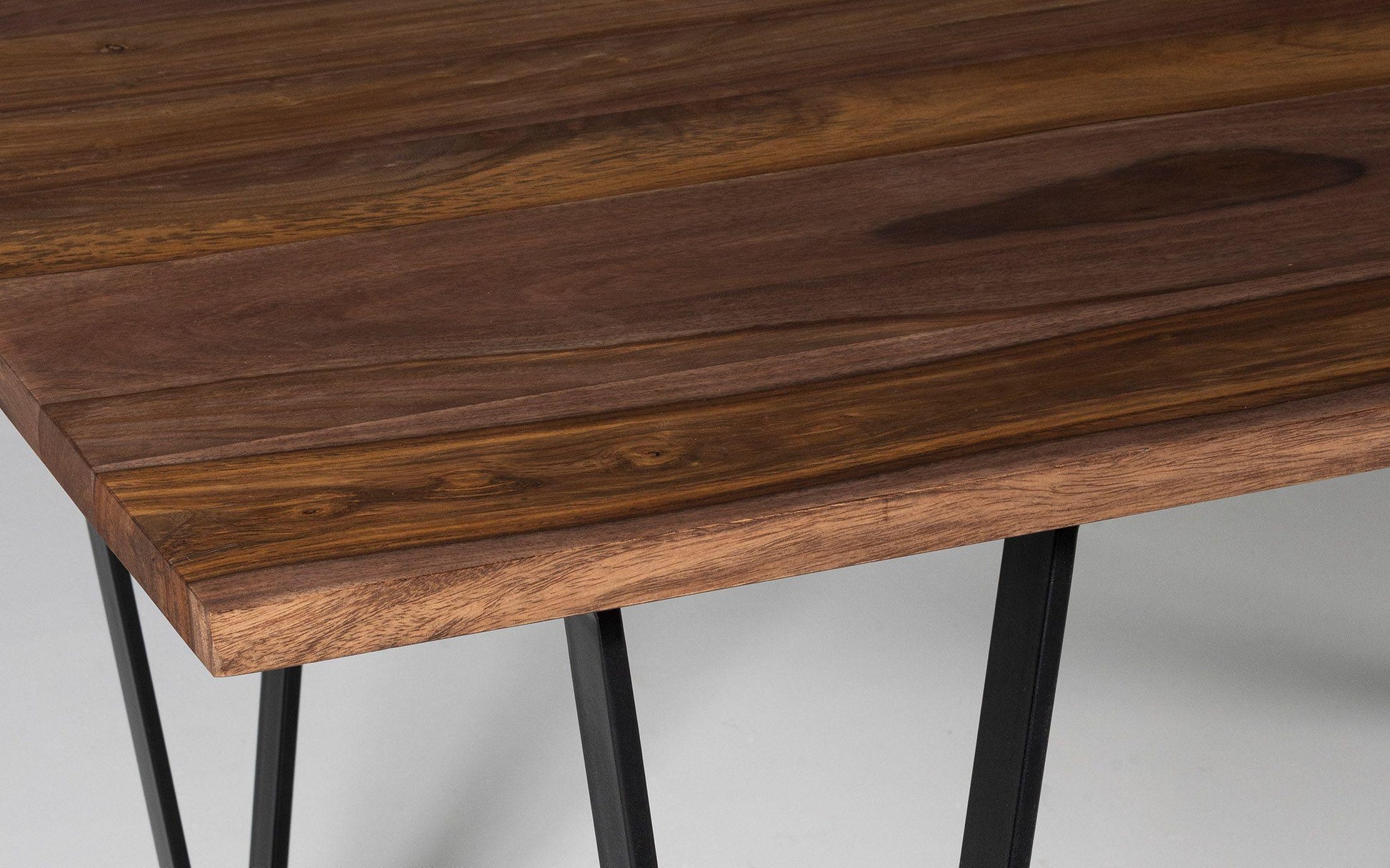 Buy Dining Table - Metric Wooden & Metal Dining Table 6 Seater For Dining Room And Home by Orange Tree on IKIRU online store